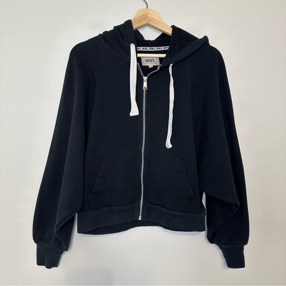 Madewell Ribbed Cocoon Hoodie Sweatshirt